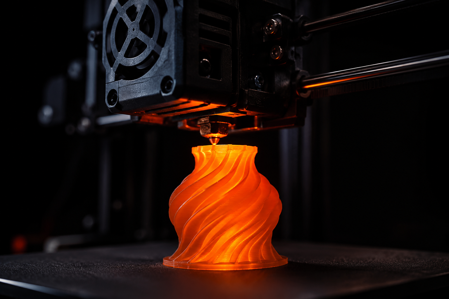 3D printer in action
